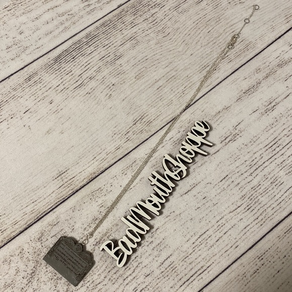 *The Cemeterrarium Here Lyes Mary Higginson Handmade Tombstone Necklace - Picture 4 of 5